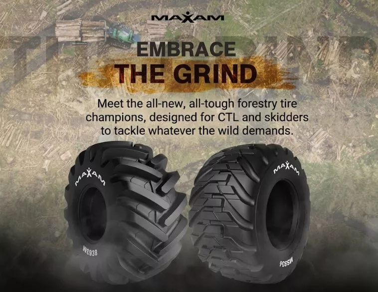 Maxam Tire élargit sa gamme forestière avec les modèles MS934 et MS936